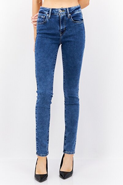 Levi's Women Skinny Fit Wash Stretchable Jeans, Blue