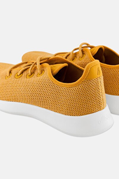 Allbirds Men Tree Runner Lace Up Training Shoes, Mustard