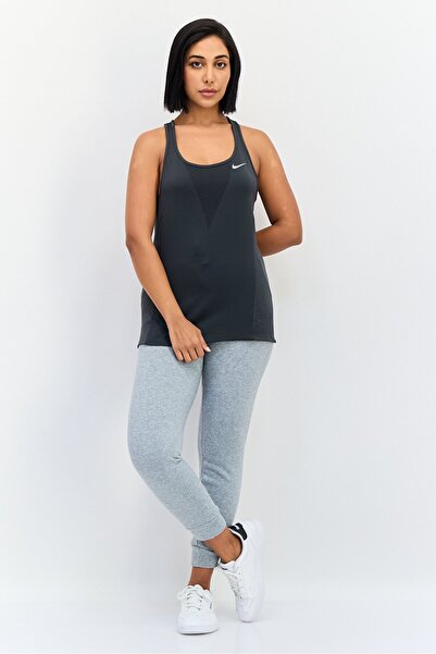 Nike Women Sportswear Fit Sleeveless Brand Logo Training Tank Top, Dark Grey