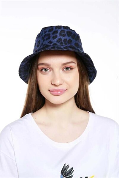 Dipmoda قبعة دلو نسائية بنمط الفهد DPAKS019
