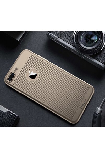 Flippy Apple iPhone 7 IPAKY Full Cover 360 Air Case with Gold Holes + Glass F...