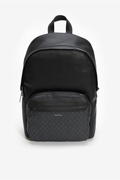 Calvin Klein Mono Baskılı Erkek Sırt Çantası LV04D3187GUB1