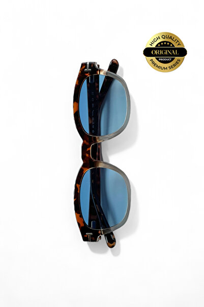 REN EYEWEAR Azure Blue Glass Acetate Frame Men's Sunglasses Uv400 Protection Premium Series