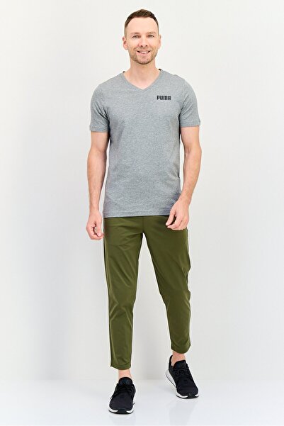 Puma Men Sportswear Fit Short Sleeve Outdoor T-Shirt, Grey