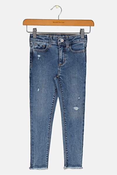 GAP Kids Girl Washed Stretchable Denim, Blue