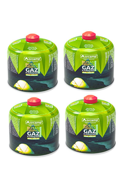 Orcamp 450 Gr Kamp Ocağı Kartuşu/Tüpü 4'lü Set (KTS-450)