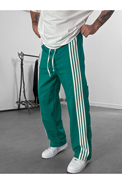 COCOPELLI Men's Side Stripe Baggy Pants Sweatpants