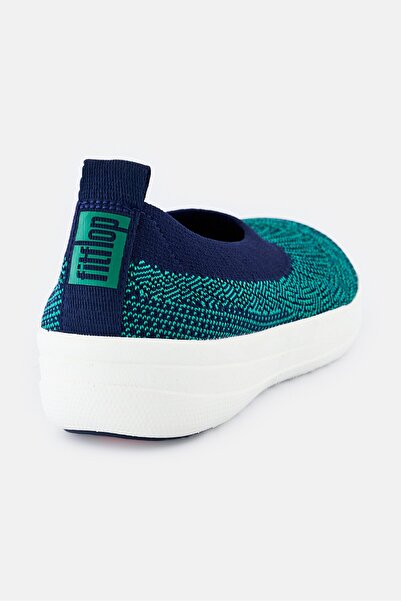 Fitflop Women Uberknit Slip On Ballerina Shoes, Navy