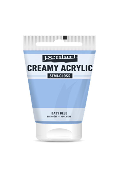 Pentart BABY BLUE ACRYLIC COLOUR CREAMY SEMI GLOSS 60 ML