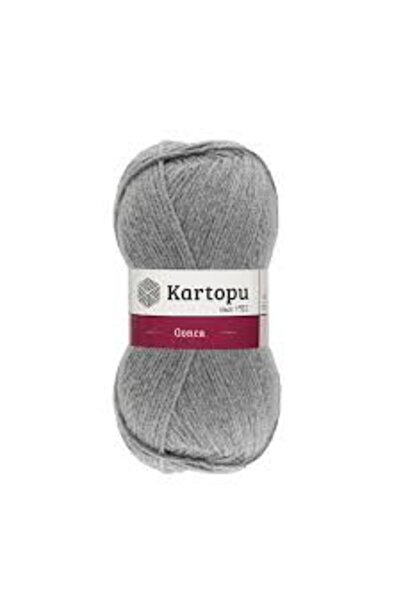 Kartopu سترة GONCA K1002 رمادية اللون محبوكة من خيوط الصوف