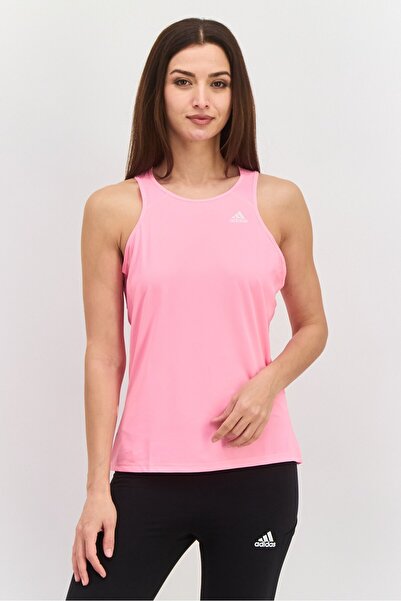 adidas Women Sportswear Fit Brand Logo Training Tank Top, Pink