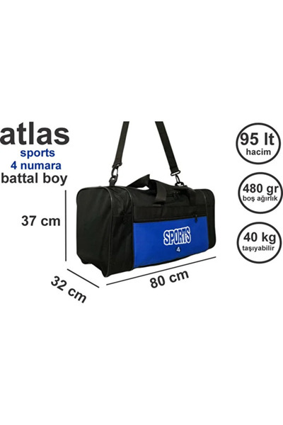 Atlas el valizi 4 bölmeli seyahat çantası valiz 80 cm