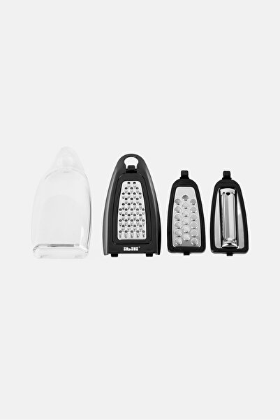 iBiLi 3 Blades Peel And Chop Versatile Grater, Silver