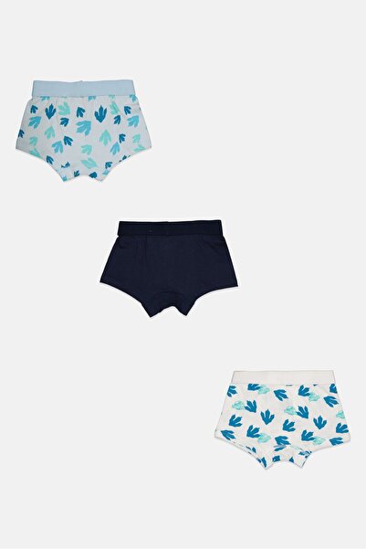 Jurassic Park Toddlers Boy 3 Pcs Graphic Print Boxer Briefs, Multicolor