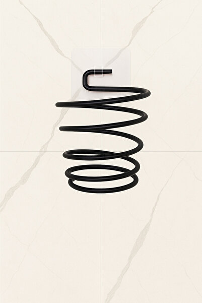 RİYA HOME EV & DEKORASYON Yapışkanlı Fön Makinesi Askısı Saç Kurutma Makinesi...