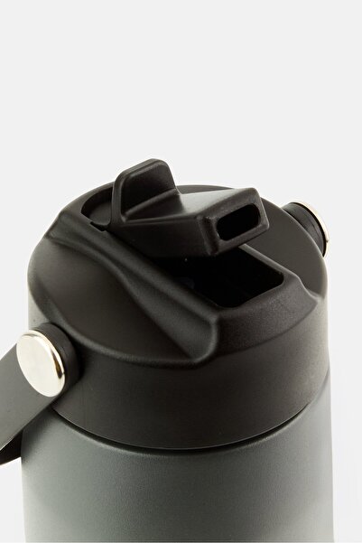 Puma Flip Top Water Bottle 532ml, Dark Grey