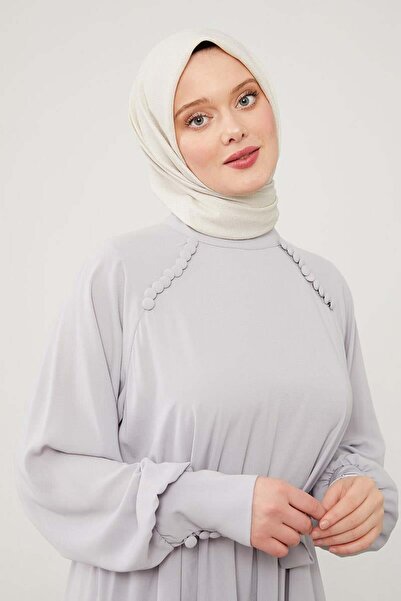 Levidor Kloş Reglan Kol Medine İpeği Elbise