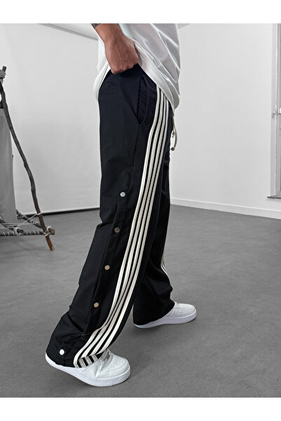 COCOPELLI Men's Side Stripe Baggy Pants Sweatpants