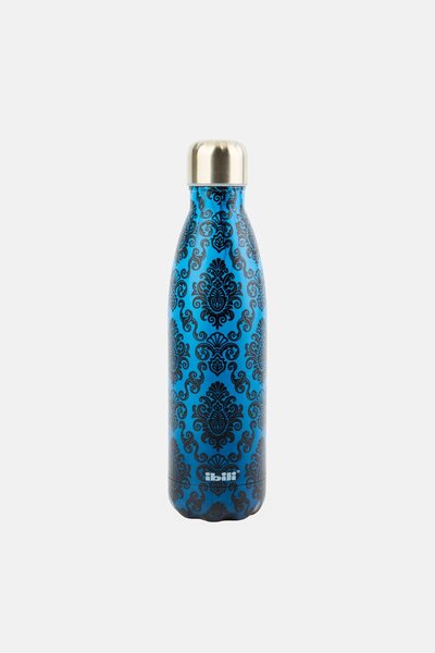 iBiLi Baroque Blue Double Wall Insulated Bottle 500ml, Multicolor
