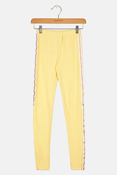 GAP Kids Girl Stripe Pull On Leggings, Yellow
