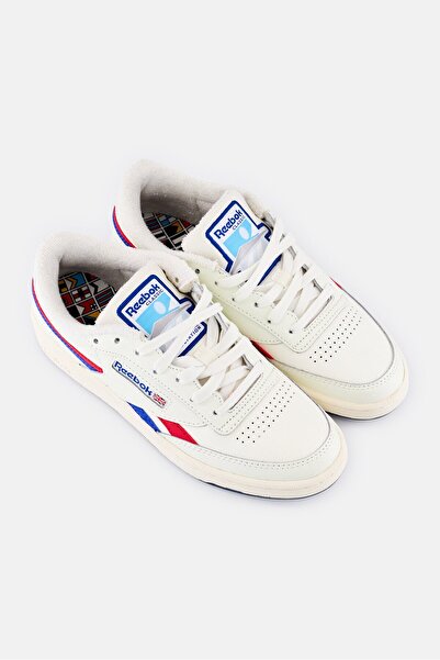 Reebok Kids Boy Club C Revenge Lace Up Tennis Shoes, Off White