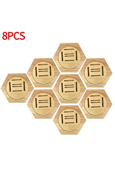 Choice 8pcs 1-10Pcs Wooden Medal Display Racks Hexagonal Honeycomb Combination Medal Holder Honor Commemora