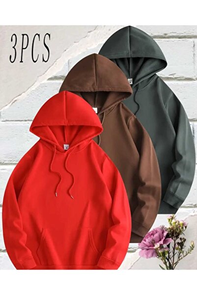 blackbonds Set de 3 hanorace cu glugă Advantage