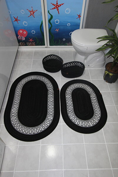 fa collection desing Jută, Set de baie, Set de baie, Covoraș de baie, Set de covorașe, Coș de machiaj, Detergent