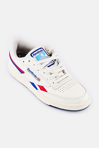 Reebok Kids Boy Club C Revenge Lace Up Tennis Shoes, Off White