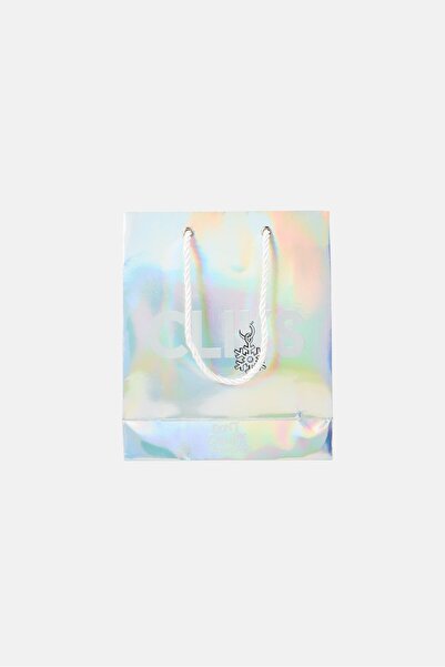 Don't Call Me Jennyfer كيس ورقي معدني، فضي