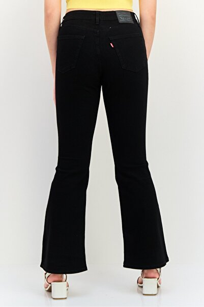 Levi's Women Regular Fit Washed Stretchable Jeans, Black