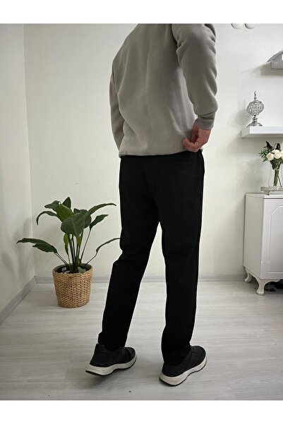 Deex Factors QUAREL Erkek Siyah Beli Bağcıklı Baggy Pantolon
