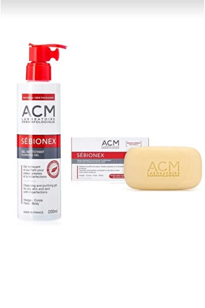 ACM Sebionex Cleansing Soap 100ml and Cleansing Gel for Oily Skin 200ml