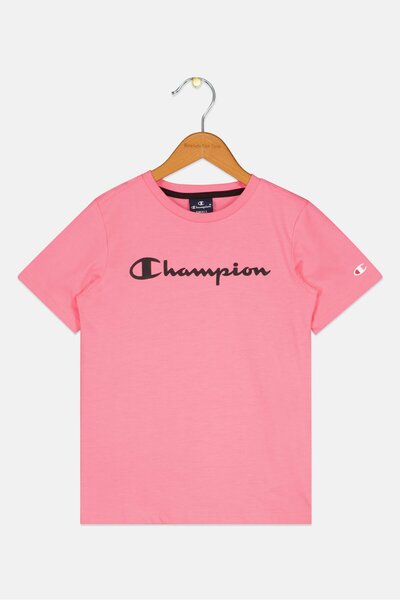 Champion Kids Boy Short Sleeve Outdoor T-Shirt, Pink