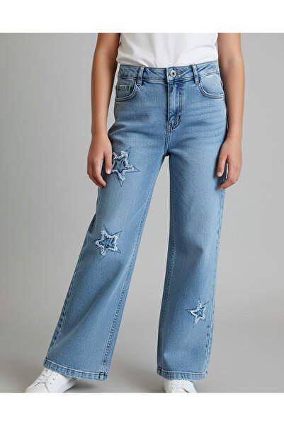 Sercino Kız Çocuk Tristar Pamuklu Kot Pantolon