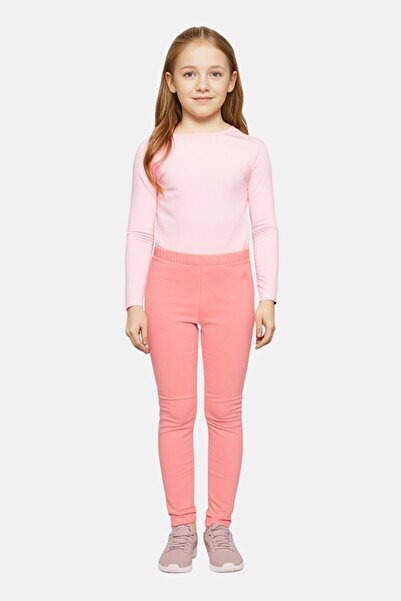 GAP Kids Girl Embroidered Pull On Leggings, Coral