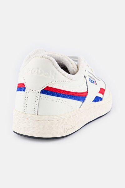 Reebok Kids Boy Club C Revenge Lace Up Tennis Shoes, Off White