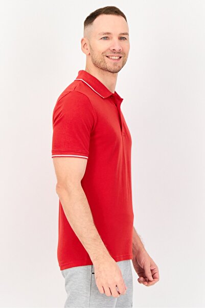 Puma Men Sportswear Fit Short Sleeves Outdoor Polo Shirt, Red
