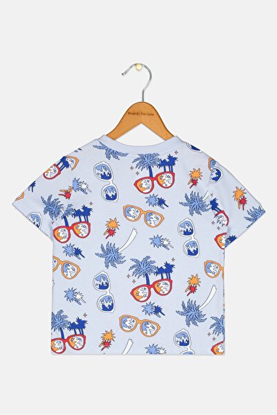 GAP Toddlers Boy Crew Neck Short Sleeves Graphic Print T-Shirt, Multicolor