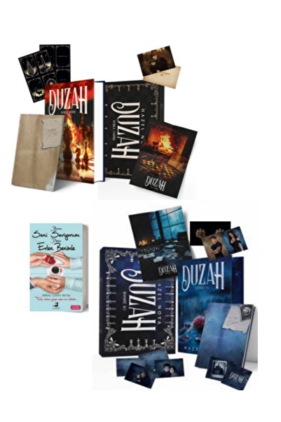 Ephesus Yayınları Duzah 1 Kutulu Nemea Vadisi, Duzah 2 Kutulu Sonsuz Acı Hazel Noya 2 Kitap Ciltli Kutulu Özel Set