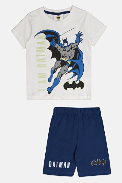 DC Kids Boy 2 Pcs Graphic Print Top And Bottom Set, Multicolor