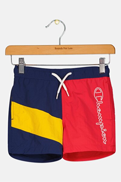 Champion Kids Boy Sportswear Fit Color Block, Board Shorts, Multicolor