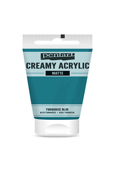 Pentart Creamy Acrylic Matte Turquiose Blue 60ml