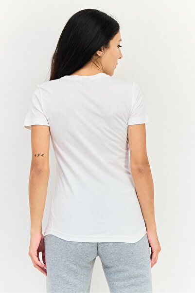 Puma Women Regular Fit Short Sleeve Training T-Shirt, White