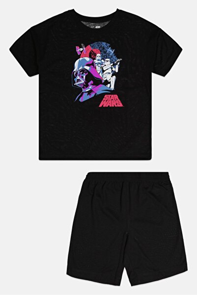 GAP Kids Boy 2 Pcs Graphic Print T-Shirt And Shorts, Black