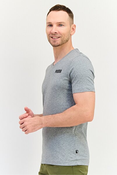 Puma Men Sportswear Fit Short Sleeve Outdoor T-Shirt, Grey