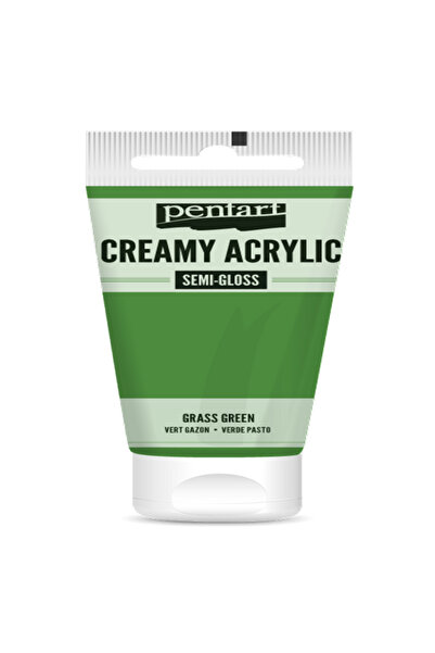 Pentart GRASS GREEN ACRYLIC COLOUR CREAMY SEMI GLOSS 60 ML