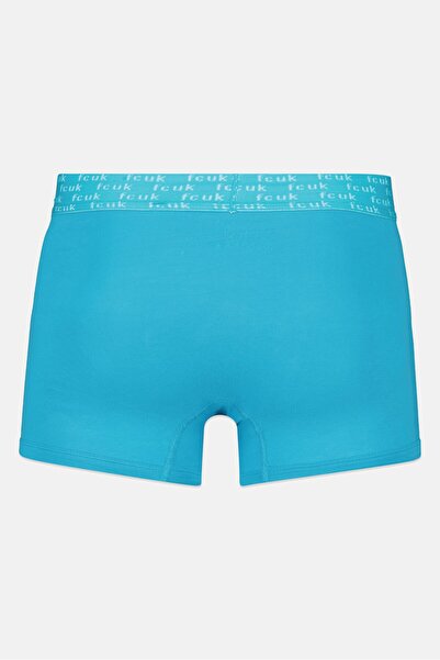 French Connection Men Brand Logo Trunks, Light Blue