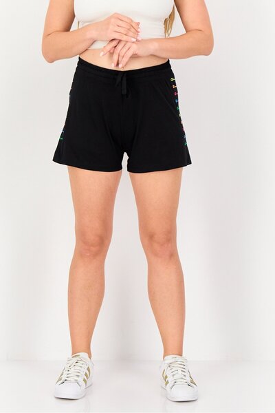 Champion Women Regular Fit Training Shorts, Black