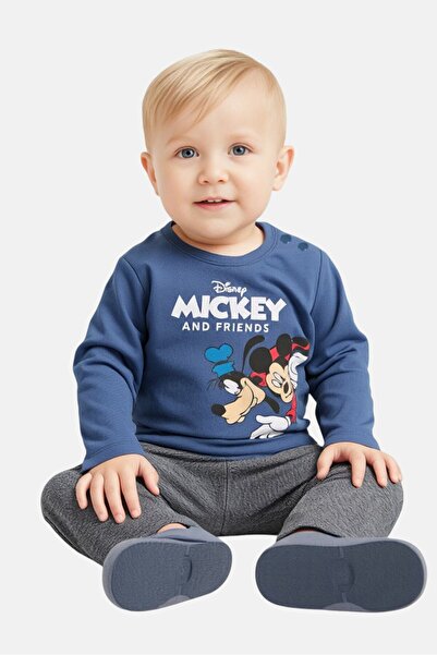 Sinsay x Disney Toddlers Boy Long Sleeve Graphic Print T-Shirt, Multicolor